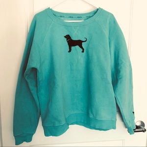 The Black Dog green crew neck sweatshirt